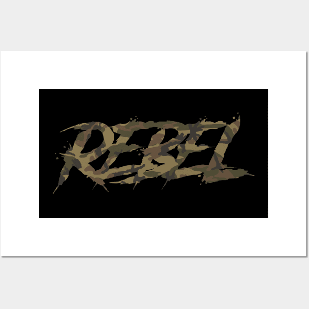 Rebel tee Wall Art by janvimar